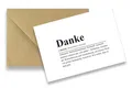 Danke Karten, 12 Dankeschön Karten, A6 Dankeskarte mit Umschlag, Karte Danke