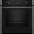 Neff N 50 B6ACH7AG3, Medium, Elektrischer Ofen, 71 l, 71 l, 30 - 275 °C, Hydrolytisch + Pyrolytisch - Schwarz/Grau