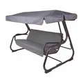 Schaukel Parma anthrazit/grau mit Bettfunktion Garten Hollywood Liege Schlafen