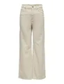 ONLY Damen Cordhose ONLHOPE GLOBAL EX Relaxed Fit - Beige 34 36 38 40 42 Cotton, Größe:38W / 32L, Farbe:Oatmeal 15263179