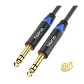Tisino 6,35mm TRS Kabel 5M Symmetrisch Stereo Klinke