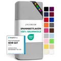 Jersey Spannbettlaken Spannbetttuch Baumwolle Bettlaken 60x12070x140 cm, Grau