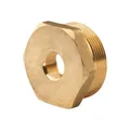 Messing Gewinde-Fitting Reduzierung 2"AG (DN 50) - 1/2"IG (DN 15) - schwere Ausf