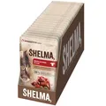 Shelma Katzenfutter Rind in Sauce getreidefrei hoher Fleischanteil 28x85g