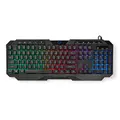 Nedis, Gaming-Tastatur mit Membrantasten und LED-Beleuchtung