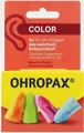 Ohropax color 8 Stück 4 Paar Ohrstöpsel Hautfarbe Aufbewahrungsbox  weich  Neu