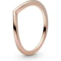 Pandora Fingerring Pandora Polierter Wishbone-Ring 186314 Damenring 48