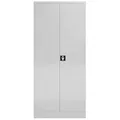 ClassiX Putzmittelschrank X-545520 lichtgrau 4 Fachböden 80,0 x 38,0 x 180,0 cm, aufgebaut, 1 St.