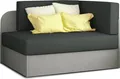 Kleines Schlafsofa ROSA, dunkelgrau/hellgrau