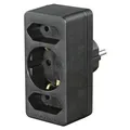 Hama Steckdosenadapter mit 3-fach Multistecker Zwischenstecker Mehrfachstecker