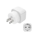 Hama Reiseadapter Typ B, 3-polig, für USA, Kanada, Karibik, Japan und Ostasien
