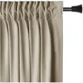 Restilo Gardine Gardine Multifunktionsband Kräuselband Vorhang Verdunkelnd Samt Textil (1 St), Kräuselband, verdunkelnd, Samt Textilien, mit Raffhalter beige 140 cm x 270 cm