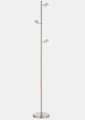 TRANGO LED Stehlampe, 3 Stufen dimmbar, 1519 LED Standlampe 3-flammig mit LED Modulen Serie EVIE 12,5 Watt I in 3 Stufen dimmbar I satinierte Glasschirme - Höhe ca. 1700mm - schwenk- und drehbar, modern und chic Stehleuchte - Standleuchte