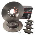 BREMBO Bremsscheiben Bremsbelagsatz hinten für VW Golf 7 AUDI A3 Leon