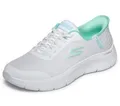 Skechers Damen Go Walk Flex Grand Entry Slip-On, Weißer Textilbesatz, 38 EU