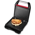 George Foreman Kontaktgrill Steel Compact Fitnessgrill rot 25030-56, 1200 W rot