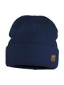 maximo Kids-Beanie, Umschlagrand Perlfang, Jerseyfutter