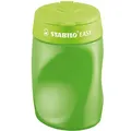STABILO - Ergonomischer Dosen-Spitzer für Rechtshänder - EASYsharpener - 3 in 1 - grün