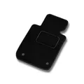 MN02-1 1stk Autoteppich Velour STREAK Schwarz für Mini Clubman I 2007-2014 autom