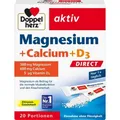 DOPPELHERZ Magnesium+Calcium+D3 DIRECT Pellets 20 St. PZN 07014117