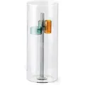Philippi Design Vase GIARDINO - Glas - mit bunten Glasringen - Größe L