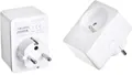 TP-Link Tapo P100 V1 - Smart-Stecker - kabellos - 802,11b/g/n, Bluetooth 4,2 - 2,4 - 2,4835 GHz (Packung mit 2) (TAPO P100(2-PACK))