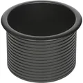 Evoline Port Ersatz Manchette ø 102 mm für Steckdosen, Kunststoff schwarz