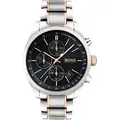 Hugo Boss Herrenuhr 1513473 - Grand Prix (Zh022B) + Box - Silber/Schwarz