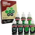The Army Painter, Warpaints Flexible Triad PLUS+: Deep Greens, 7 x 18 ml Acrylfarben – Hobbyfarben in Miniaturqualität für Dungeons and Dragons (DnD) & Warhammer-Miniaturen.