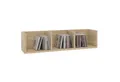 CARO-Möbel CD-Regal STARS, CD DVD Regal Wandregal Hängeregal Deko Bücher mit 3 Ablagen