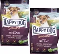 2 x 4 kg Happy Dog Sensible Mini Ireland Lachs & Kaninchen (€ 6,24/kg) für Hunde