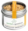 Zauber der Gewürze Gerösteter Knoblauch, Roasted Garlic Gewürz, als Salat-Topping, zum Braten und Grillen, für Marinaden, zu Steaks, Bratkartoffeln oder Püree, Top-Qualität in Aroma-Dose, 65 g