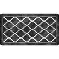 vidaXL Teppich Waschbar Schwarz Und Weiß 80x150 Cm Rutschfest 1927557