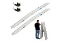 TRUTZHOLM Auffahrrampe Alu klappbar 307 cm extra lang 900 kg geriffelt Motorradrampen (2er Set)