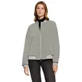 Amber & June Sommerjacke Damen mit Kragen grau 40 EU