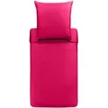 Bassetti Mako-Satin Bettwäsche Uni Bettbezug einzeln 200x200 cm | fucsia-1180 - pink