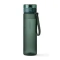 VINSUN Trinkflasche 1L dunkel grün - auslaufsicher, Kohlensäure geeignet, BPA frei, Tritan, Einhandbedienung - Leichte Wasser Flasche für Sport, Schule, Uni, Fahrrad
