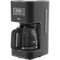 AEG Kaffeemaschine Deli 5 mit Glaskanne | 1,25 l | programmierbarer Timer | Warmhaltefunktion | Abschaltautomatik | Wasserstandsanzeige | 1000 Watt | 2-10 Tassen | Anti-Tropf| Anthrazit | CM5-1-6AN