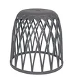 WENKO Badhocker Omio Anthrazit, Hocker, Sitzhocker, Wohnhocker, 38 l