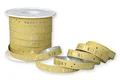 C.E. Pattberg 1069-505 Prasent – Geburtstagsband, Bedruckt, senfgelb, 100 m Länge, 10 mm Breite, Polypropylen, 10 mm-100 m