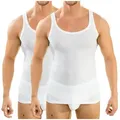 HERMKO Unterhemd 63000 (Pack, 2er) Funktionsunterwäsche atmungsaktiv schnelltrocknend Sport und Alltag weiß D 9 = EU 3XL