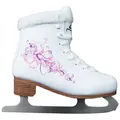 Cox Swain Schlittschuhe Figur Schlittschuhe Flower2, Stabile Kinderschlittschuhe weiß 40