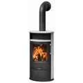 JUSTUS Kaminofen "Island 7 2.0", schwarz/grau, Speckstein, 7 kW