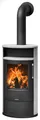 Justus | Kaminofen | Island 7 2.0 | 7 kW | Speckstein, Stahl Schwarz
