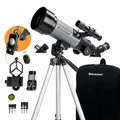 Celestron 22035 Travel Scope DX 70mm Portable Refractor Telescope with Fully-Coated Glass Optics, Backpack, Astronomy Software Package, and Digiscoping Smartphone Adapter