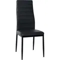 CLP Stuhl, Schwarz, Textil, 41.5x99x40 cm, Esszimmer, Stühle, Esszimmerstühle, Vierfußstühle