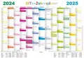 Kita-Jahresplaner 2024/2025 großer Wandplaner 70 x 100 cm, abwaschbar und bes...