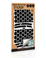 Reflektor Sticker Aufkleber 2er Set  Für Fahrrad, Felgen, Helm  Reflective St...