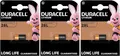 3 x  Duracell Long Life 6V Lithium 28L
