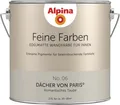 Alpina Feine Farben Wandfarbe No. 06 Dächer von Paris - romantisches graubraun 2,5 L
